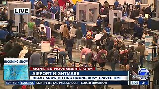 Thanksgiving travel week kicks off as winter weather moves in