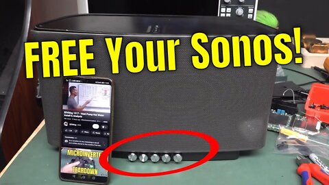 EEVblog 1519 - FREE Your Sonos Speaker! (HACK)
