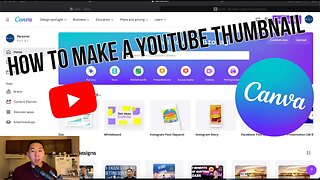 How To Make A YouTube THUMBNAIL In CANVA