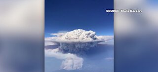 Pyrocumulus cloud over California