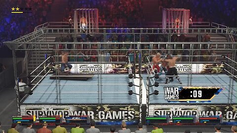 WWE 2K23America vs Canada/England WAR GAMES