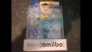 Nintendo amiibo collecting Zero suit Samus.