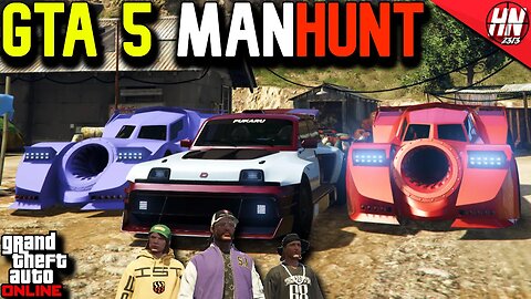 GTA 5 ManHunt! 2 VIGILANTES VS Penaud La Coureuse! ft. @gtanpc @twingeplaysgames​