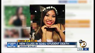 New clues in SDSU student death