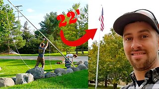 How to Build a Flag Pole for your Yard for $130