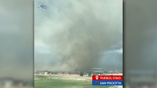 Wild video of 'gustnado' captured in Pueblo