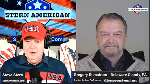 The Stern American Show - Steve Stern with Gregory Stenstrom, Co-author of “The Parallel Election: A Blueprint for Deception