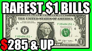 One Dollar Bills Worth OVER $100 - Major Pocket Change Finds Worth Big Money