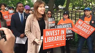 Invest in Our Libraries Rally City Hall Hosted NYPL/Bklyn Public Library/QNS Library/DC37/OSSE 5/18