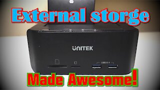 External Storage Enhanced Unitek Docking Station