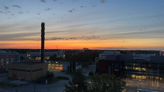 Night view Tampere Finland