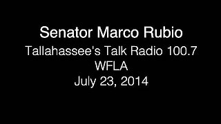 Senator Rubio Previews Values Speech on WFLA Tallahassee