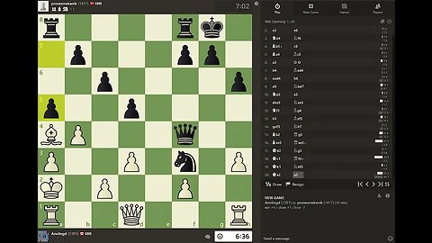 Daily Chess play - 1390 - Knights are still giving me a hard time like in Game 1.