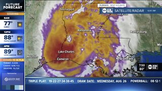Hurricane Laura now Category 2, 'catastrophic' storm surge, flooding continues: NHC