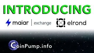 MaiarExchange - Decentralized Exchange (DEX) on the Elrond Network