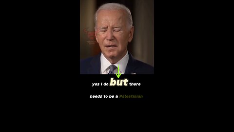 Biden takes a strong stance on Israel in 60 minutes interview says Gaza occupation a mistake #satire