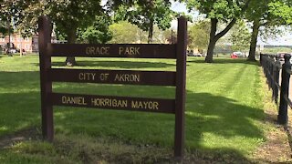 58-year-old male shot, killed while sitting on bench in Akron's Grace Park Saturday