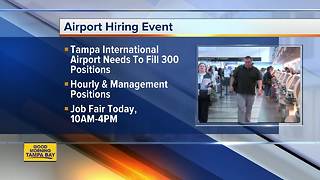 Tampa International Airport looking to fill nearly 300 jobs at job fair