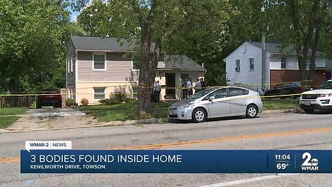 Three people found dead in Towson home Friday, police say