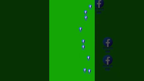 Facebook Follow Us Floating Emoji Green Screen Overlay Copyright Free