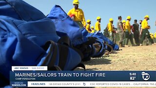 Marines and Sailors to fight Creek Fire