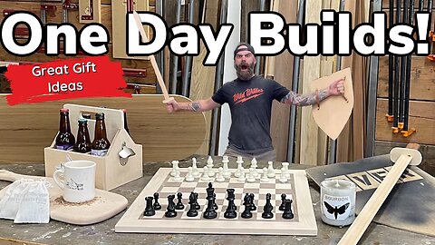 Five Easy Woodworking Projects || One Day Build Ideas