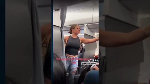 Airplane Lady New Revealed Footage! #shorts