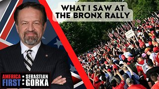 What I saw at the Bronx rally. Mike Carter with Sebastian Gorka on AMERICA First