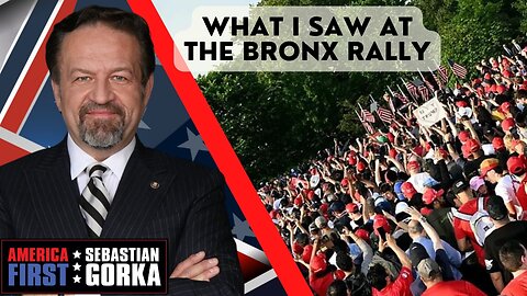 What I saw at the Bronx rally. Mike Carter with Sebastian Gorka on AMERICA First