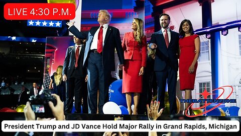 President Trump and JD Vance Hold Major Rally in Grand Rapids, Michigan