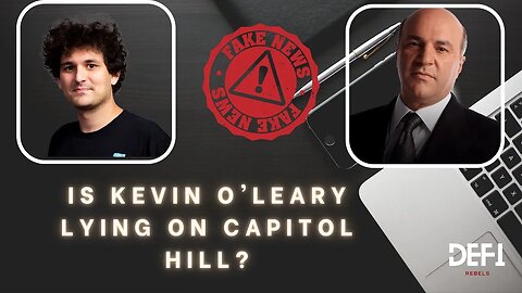 Kevin O'Leary Lying? | Irresponsible Testimony | O'Leary Blames CZ of Binance SOLEY