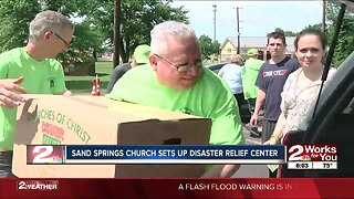 Sand Springs church helping community flood victims