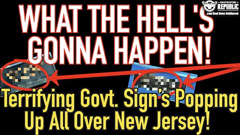 Terrifying Government Sign’s Popping Up All Over New Jersey! What The Hell’s Gonna Happen?