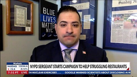 Joe Imperatrice, Founder, Blue Lives Matter Foundation - NYPD SERGEANT STARTS CAMPAIGN TO HELP STRUGGLING RESTAURANTS