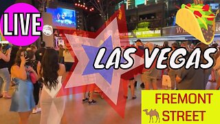 Downtown las Vegas LIVE STREAM ✅ ALIEN Encounters - NPC's - UFO's - 11 Things on a Paper Plate