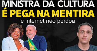 Pega na mentira! Ministra da "cultura" solta fake news sobre Lei Rouanet e internet não perdoa