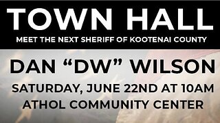 Meet The Next Sheriff of Kootenai County | Athol, ID Town Hall