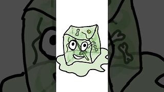 Drawing a Gelatinous cube named jam #shorts ￼