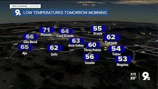 Breezy, cooler and dry for the weekend
