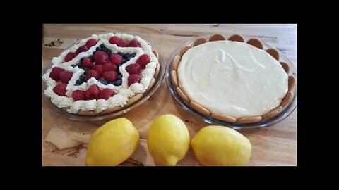 Lemon Icebox Pie - Mixes up in 5 Minutes - No Bake, Easy, No Fail - The Hillbilly Kitchen