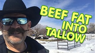 Rendering Beef Fat into Tallow