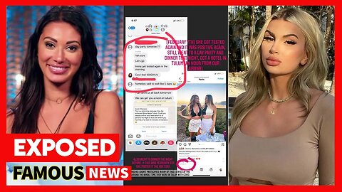 Francesca Farago EXPOSED By Haley Cure From Too Hot To Handle | Famous News