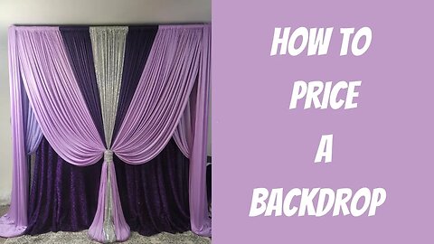 How to Price a Backdrop