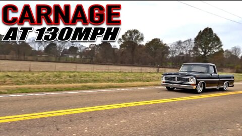 Driveshaft EXPLODES at 130 MPH! Coyote + Whipple F100!