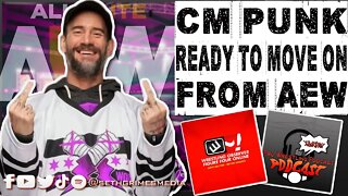 CM Punk Ready to Move On from AEW | Clip from the Pro Wrestling Podcast Podcast #wwe #aew #cmpunk
