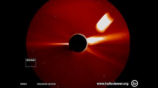 February 3rd solar flare seen on stereo-A