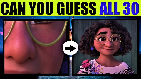 CAN YOU GUESS YOUR FAVORITE DISNEY CHARACTERS FROM THEIR ZOOMED IN FORM