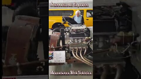 supercharged International rat rod ls power