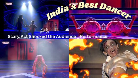 India's Best Dancer S3 _ Contestant's Scary Act Shocked the Audience _ Performance