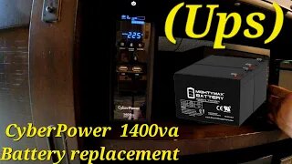 CyberPower 1400va Sign Wave ups (Costco) battery replacement